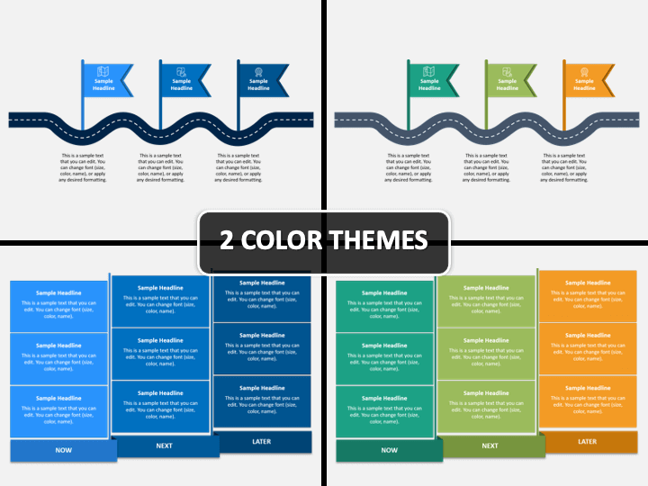 3 Stage Roadmap PPT Cover Slide
