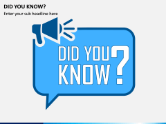 Did You Know PPT Slide 1