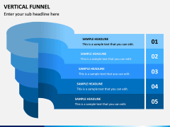Vertical Funnel PPT Slide 3