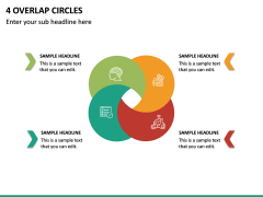 4 Overlap Circles PPT Slide 2