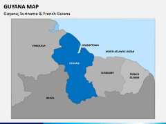 Guyana Map PPT Slide 4