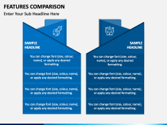 Features Comparison Free PPT Slide 1