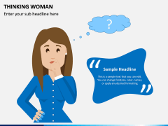 Thinking Woman PPT Slide 1