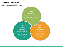 3 Circle Compare PPT Slide 2