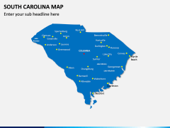 South Carolina Map PPT Slide 2