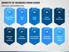 Benefits of Working From Home PPT Slide 2