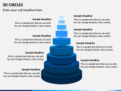 3D Circles PPT Slide 1