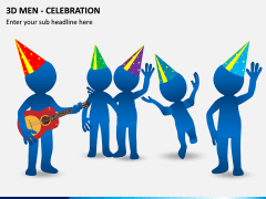 3d Men - Celebration PPT Slide 1
