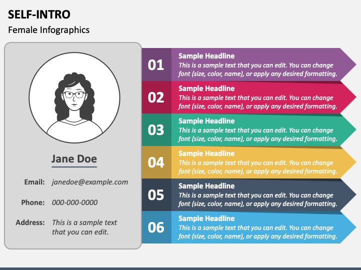 Self-Intro - Free Download PPT Slide 1