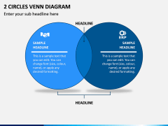 2 Circles Venn Diagram PPT Slide 1