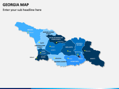 Georgia Map PPT Slide 2