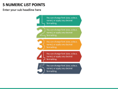 5 Numeric List Points PPT Slide 2