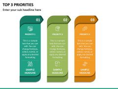 Top 3 Priorities PPT Slide 2