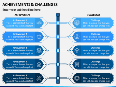 Achievements and Challenges PPT Slide 1