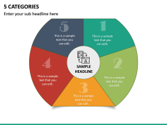 5 Categories PPT Slide 2