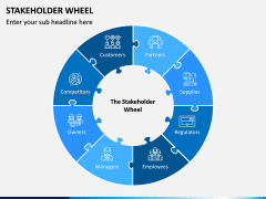 Stakeholder Wheel PPT Slide 3