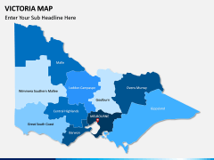 Victoria Map PPT Slide 1