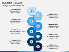 Monthly Timeline PPT Slide 3