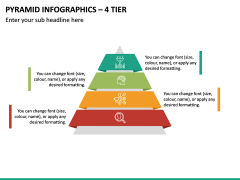 Pyramid Infographics – 4 Tier PPT Slide 2