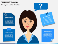 Thinking Woman PPT Slide 3