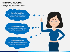 Thinking Woman PPT Slide 7