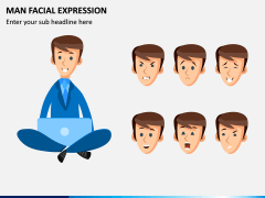 Man Facial Expression PPT Slide 3