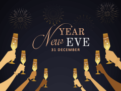 New Year's Eve Free PPT Slide 1
