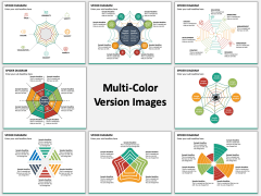 Spider Diagram Multicolor Combined