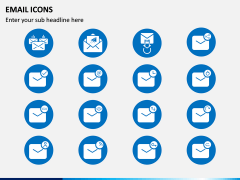 Email Icons PPT Slide 2