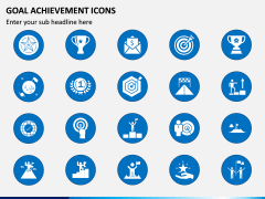 Goal Achievement Icons PPT Slide 1