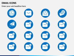 Email Icons PPT Slide 1