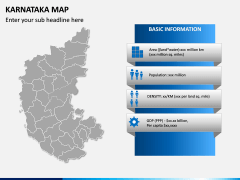 Karnataka Map PPT Slide 3