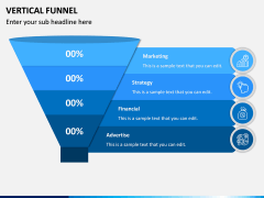 Vertical Funnel PPT Slide 1