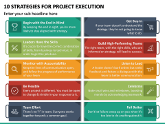 10 Strategies for Project Execution PPT Slide 2