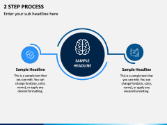 2 Step Process PPT Slide 1