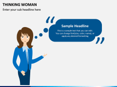 Thinking Woman PPT Slide 2