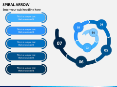 Spiral Arrow Infographics PPT Slide 8