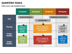 Quarterly Goals PPT Slide 4