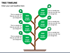 Tree Timeline Free PPT Slide 1