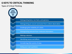 6 Keys to Critical Thinking PPT Slide 2