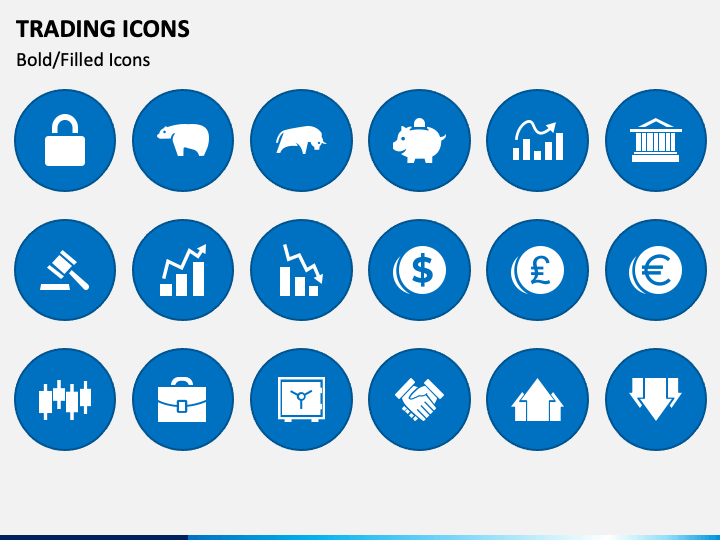 Trading Icons PPT Slide 1