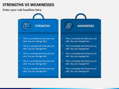 Strengths Vs Weaknesses PPT Slide 1